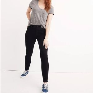 Madewell 10” High-rise Skinny Black